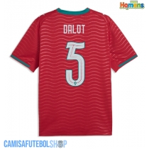 Camisa de time de futebol Portugal Diogo Dalot #5 Replicas 1º Equipamento Mundo 2026 Manga Curta